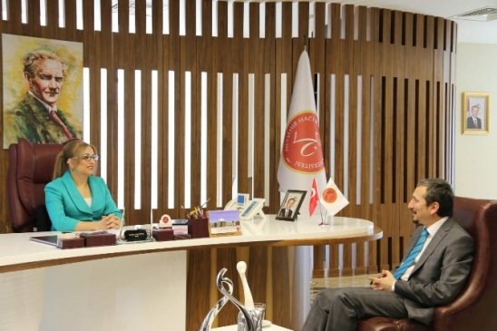 Nevşehir'de Rektör Kılıç Türkiye Gazetesi’nin Konuğu Oldu