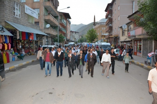 Çatak'ta HDP Seçim Kutlaması Coşkusu Yaşandı