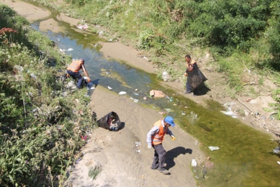 Kapaklı'da Dere Yatakları Temizlik Çalışmaları Başladı