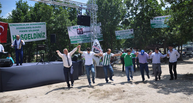 Kapaklı'da Giresunlular Piknik Şöleni Düzenledi