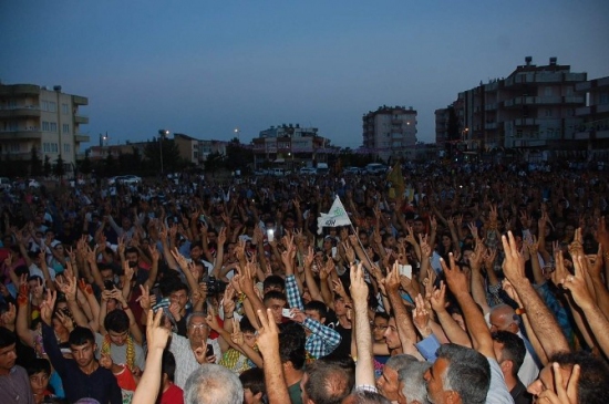 HDP'liler Adıyaman'da Seçim Kutlaması Yaptı