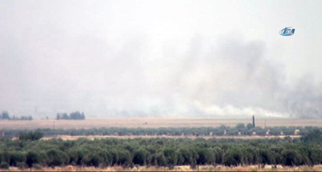 Kilis'te Suriye Sınırında Çatışmalar Devam Ediyor