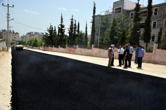 Kilis'te Asfalt Çalışmaları Devam Ediyor