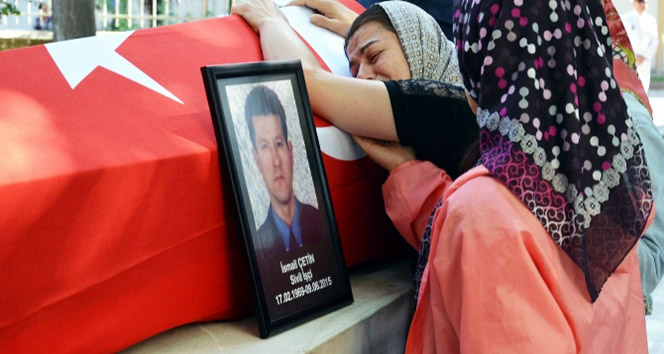 Balıkesir’de Şehit İsmail Çetin Son Yolculuğuna Uğurlandı