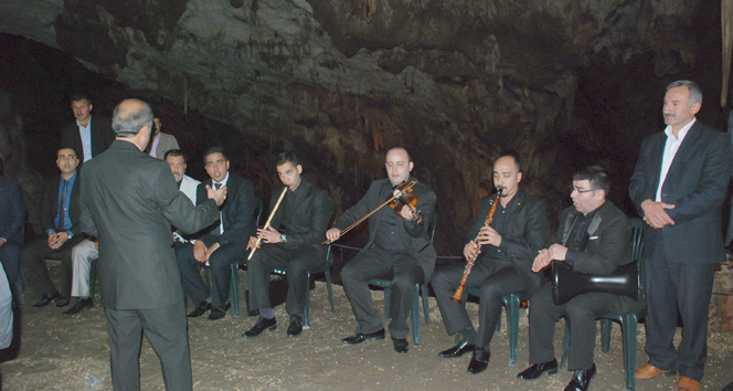 Tokat'ta Mağarada Klasik Müzik Dinletisi Yapıldı