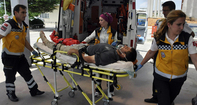 Seydişehir'de Tırpanla Ot Keserken Kendini Yaraladı