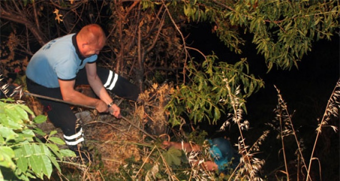Tekirdağ'da Hırsız Polisten Kaçarken Uçuruma Düştü