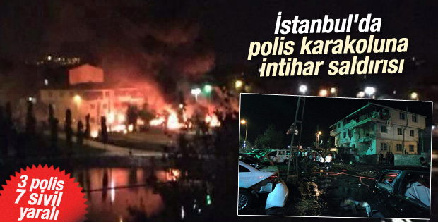 Sultanbeyli'de polis merkezine saldırı