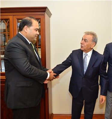 Başkan Kocaoğlu İEF’nin yabancı misafirleriyle biraraya geldi