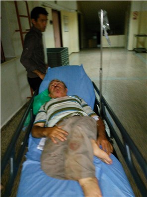 Altındağ Belediyesi temizlik işçisinin engelli vatandaşı darp ettiği iddiası