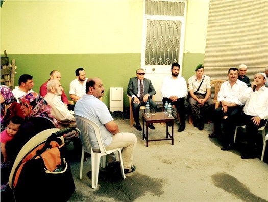 Kaymakam Arslan, şehidin ailesine taziye ziyaretinde bulundu