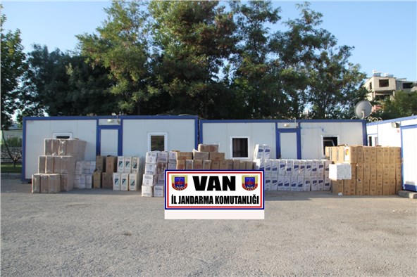 Van'da 8 ayda 16 milyon TL değerinde kaçak sigara yakalandı