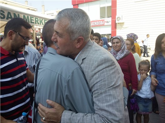 Dörtyollu hacı adayları dualarla uğurladı
