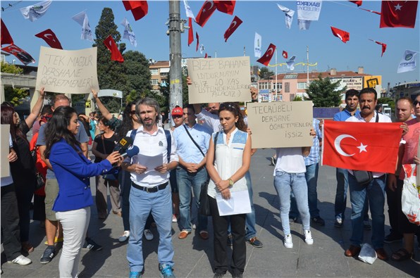 Dershane öğretmenleri Devletimize güvendik işsiz kaldık