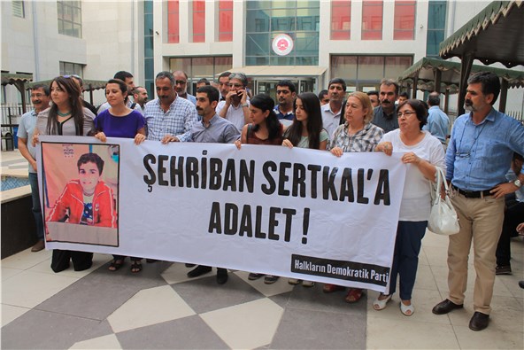 Kobani olaylarının faili görülen engelli kızın ilk duruşması görüldü