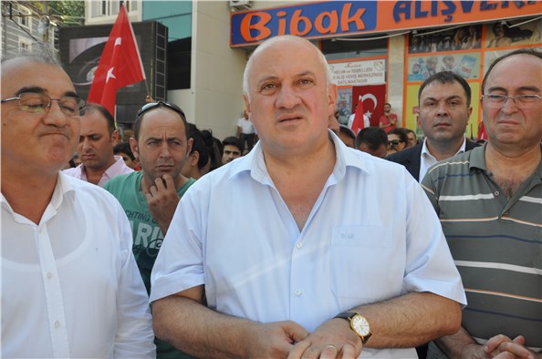 Artvin'de terör olayları protesto edildi