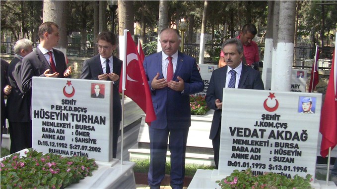 Orhangazi’nin düşman işgalinden kurtuluşu 93. yılı törenle kutlandı