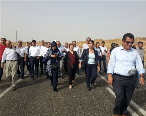 HDP heyeti, İdil'den Cizre'ye yürüyor