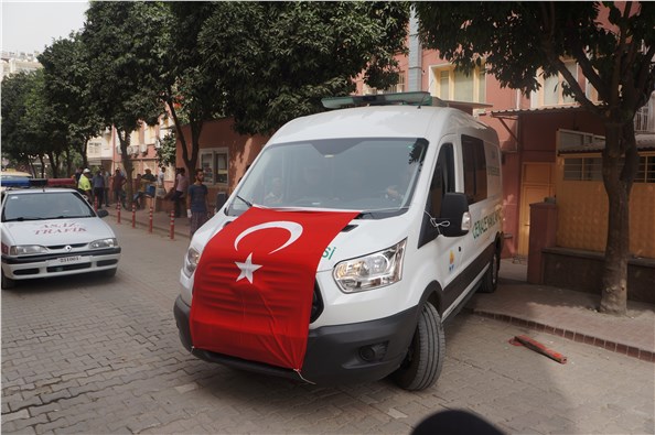 Şehit Gökhan Çakır'ın cenazesi adli tıptan alındı