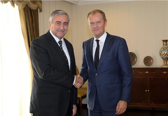 Akıncı Tusk, çözüm sürecine destek ve bize güvence verdi