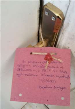 Öğrenci pansiyonunu, hiçbir gerekçe göstermeden mühürlediler