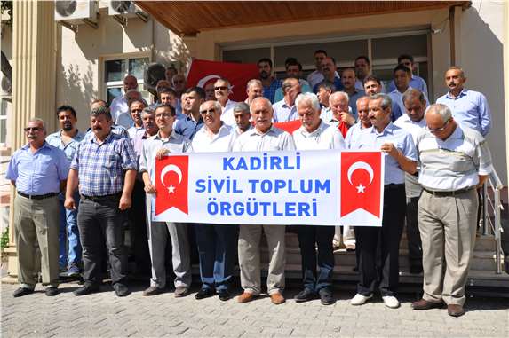 Kadirli’de 40 sivil toplum kuruluşu terörü kınadı