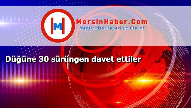 Düğüne 30 sürüngen davet ettiler
