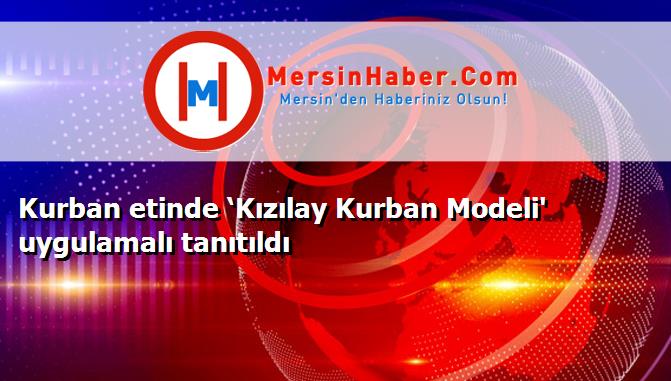 Kurban etinde ‘Kızılay Kurban Modeli' uygulamalı tanıtıldı