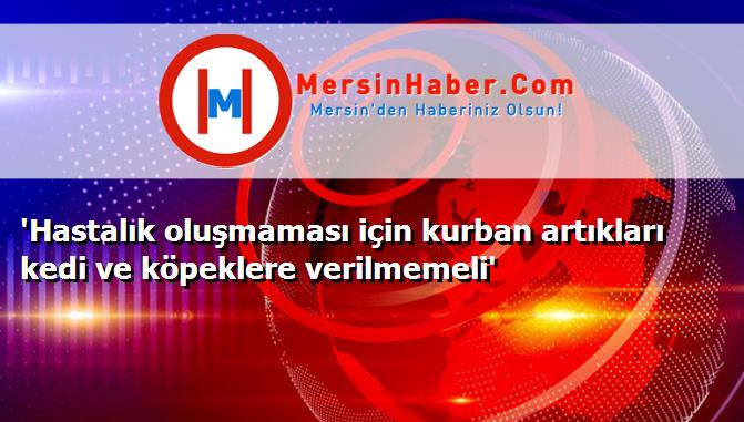 'Hastalık oluşmaması için kurban artıkları kedi ve köpeklere verilmemeli'