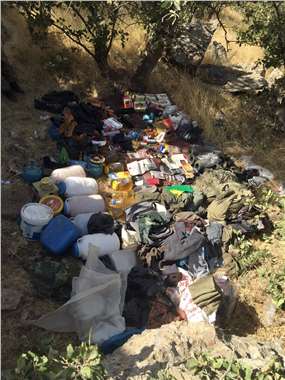 Mardin’de teröristlere ait 4 sığınak tespit edildi