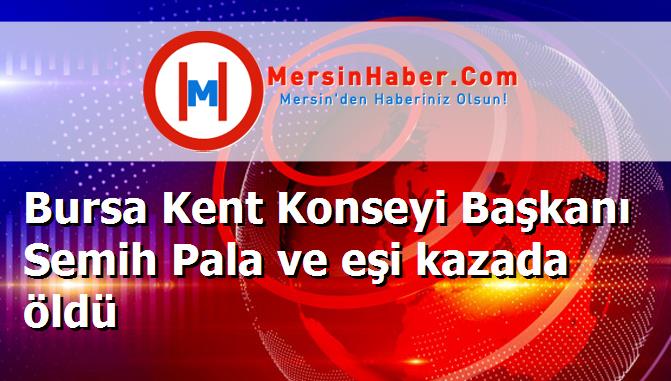 Bursa Kent Konseyi Başkanı Semih Pala ve eşi kazada öldü