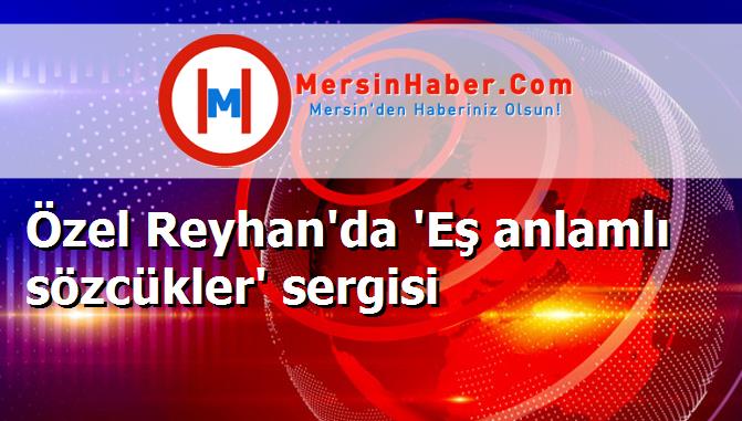 Özel Reyhan'da 'Eş anlamlı sözcükler' sergisi