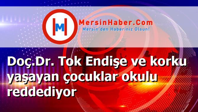 Doç.Dr. Tok Endişe ve korku yaşayan çocuklar okulu reddediyor