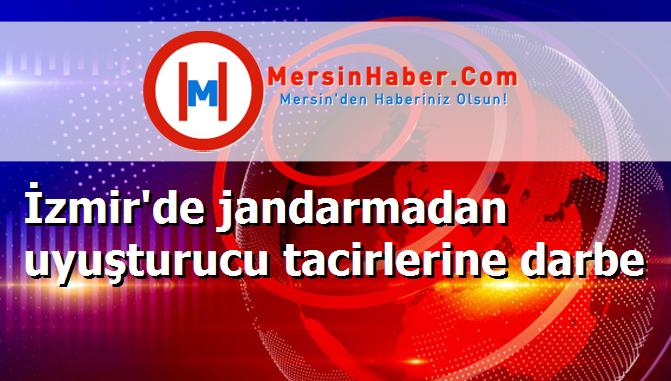 İzmir'de jandarmadan uyuşturucu tacirlerine darbe