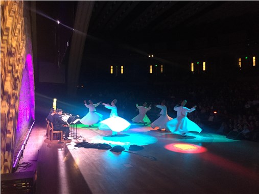 Semazenler ABD'lileri mest etti