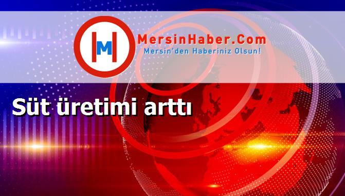 Süt üretimi arttı