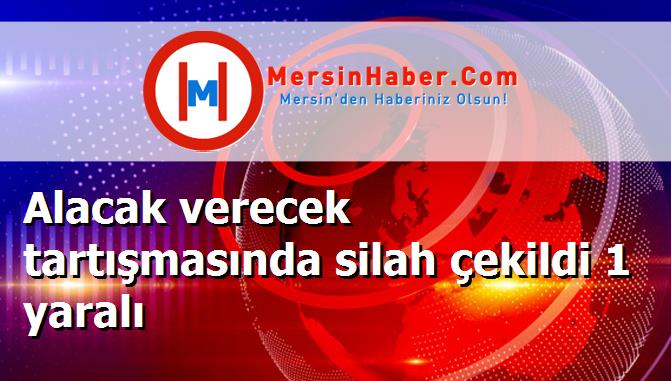 Alacak verecek tartışmasında silah çekildi 1 yaralı