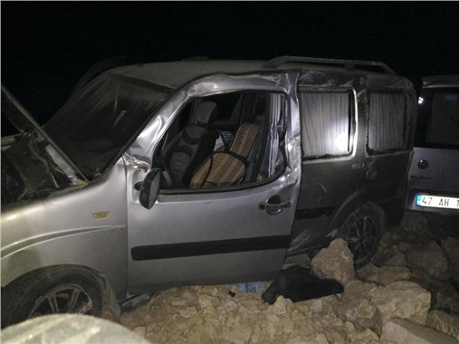 Mardin'de trafik kazasında 2 kişi yaralandı