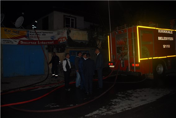 Kırıkkale'de korkutan yangın