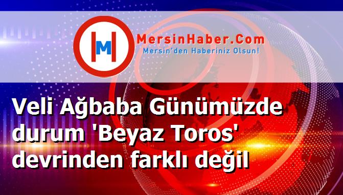 Veli Ağbaba Günümüzde durum 'Beyaz Toros' devrinden farklı değil