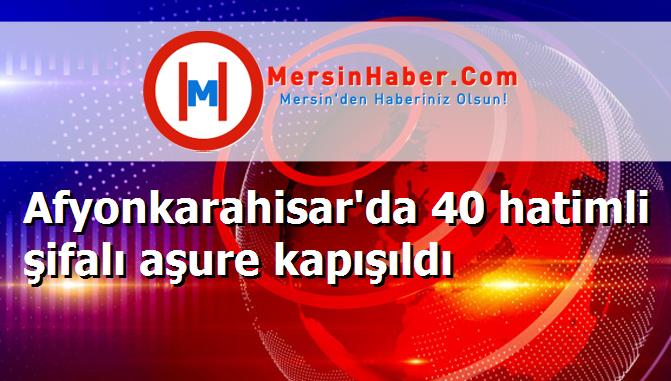 Afyonkarahisar'da 40 hatimli şifalı aşure kapışıldı