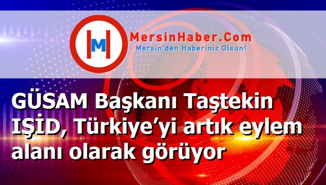GÜSAM Başkanı Taştekin IŞİD, Türkiye’yi artık eylem alanı olarak görüyor