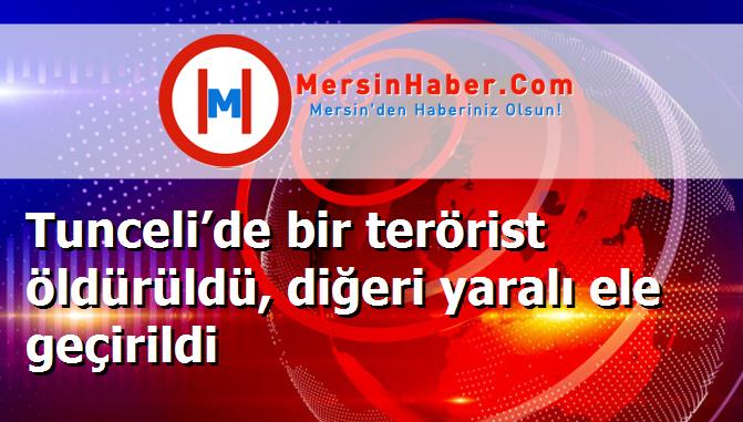 Tunceli’de bir terörist öldürüldü, diğeri yaralı ele geçirildi
