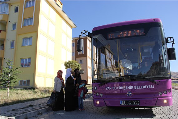 Van’da toplu ulaşım kadınlara emanet