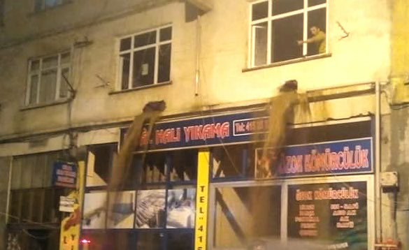 Borçka'da heyelan 1 ölü