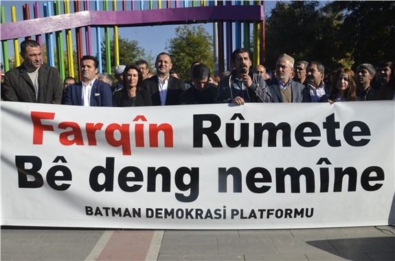 Sivan’daki sokağa çıkma yasağı Batman’da protesto edildi