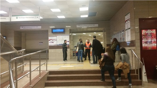 Taksim Metrosu çalışma nedeniyle kapatıldı