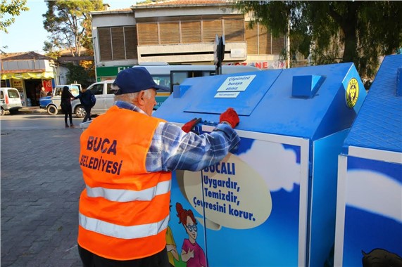 Buca’ya özel tasarım çöp konteyner kutuları