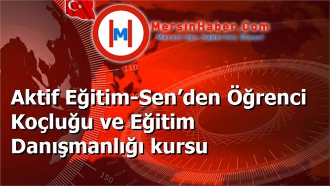 Aktif Eğitim-Sen’den Öğrenci Koçluğu ve Eğitim Danışmanlığı kursu