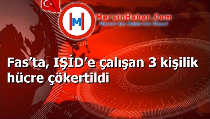 Fas’ta, IŞİD’e çalışan 3 kişilik hücre çökertildi